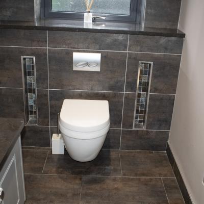 bathroom tile installation